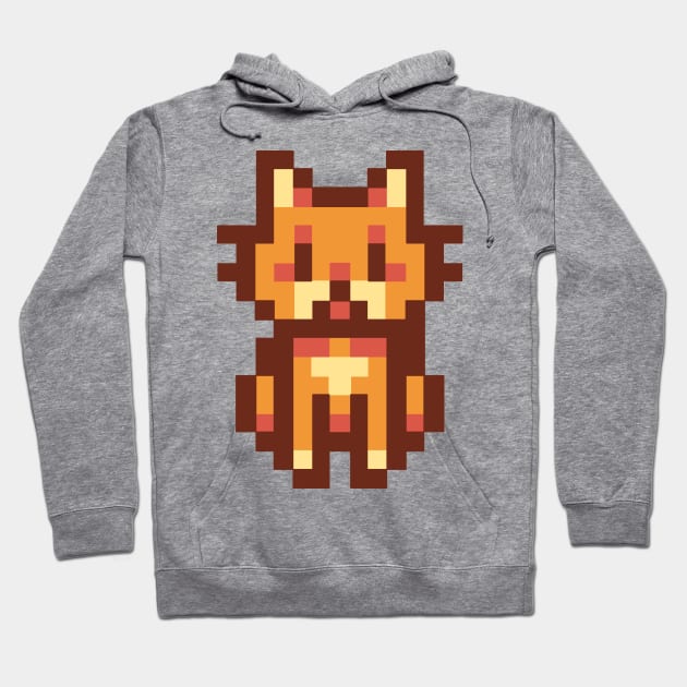 Pixel Cat 3 Hoodie by TASCHE